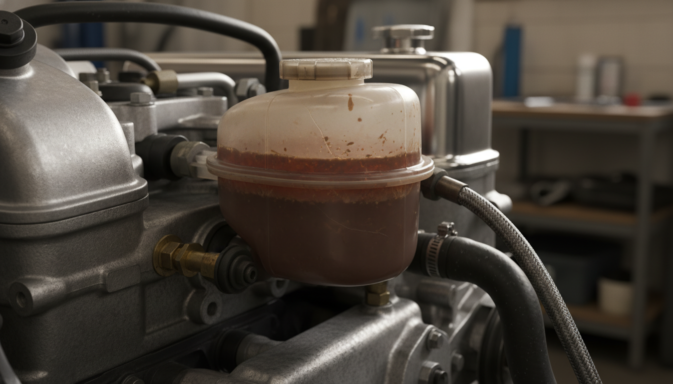 découvrez les causes du liquide de refroidissement marron et apprenez les solutions efficaces pour protéger et entretenir votre moteur.